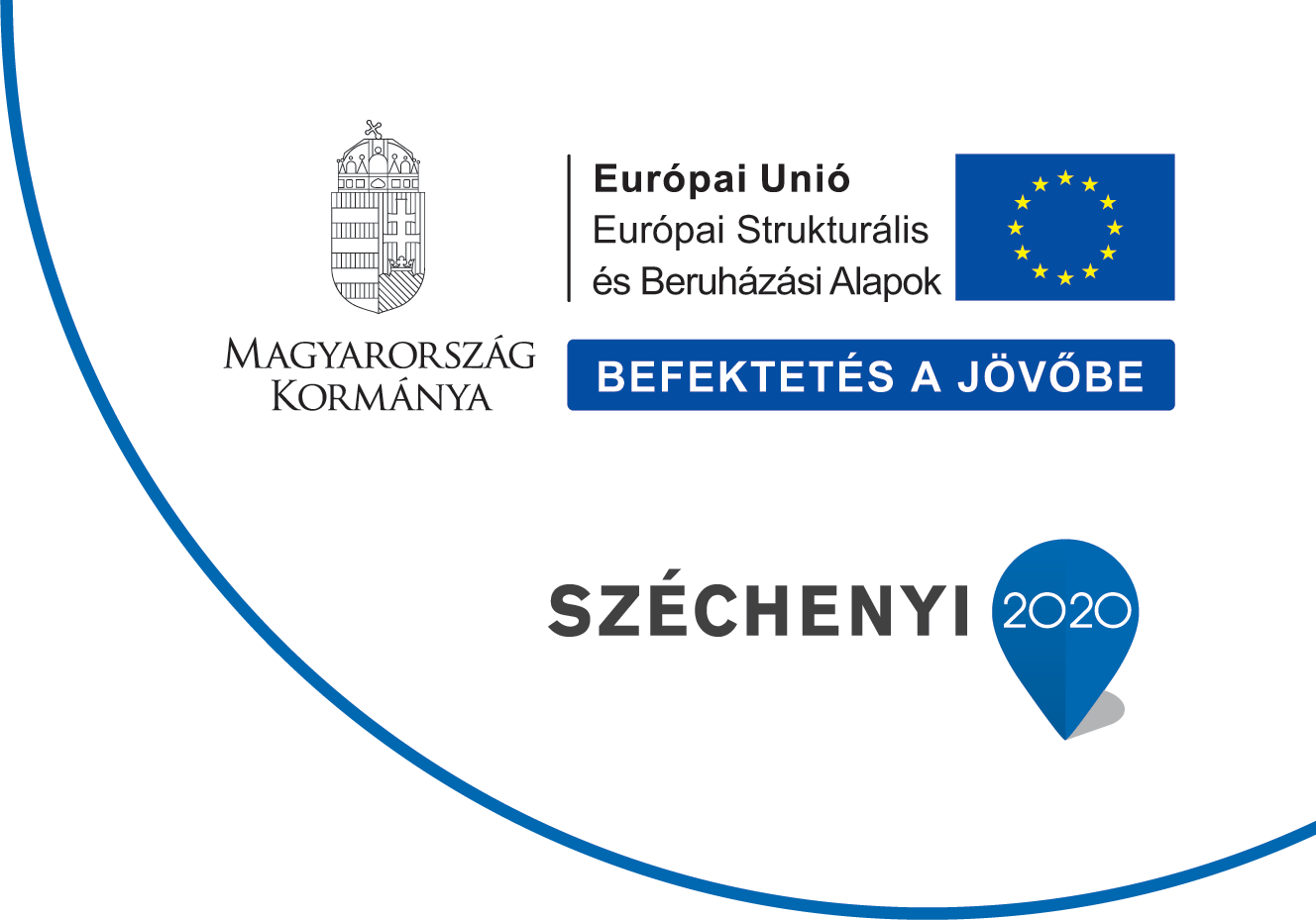 A Széchenyi 2020 pályázat logója.